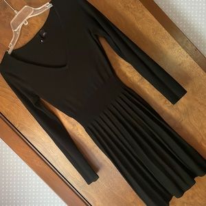 Little Black Dress, Long Sleeve, Light Sweater Material